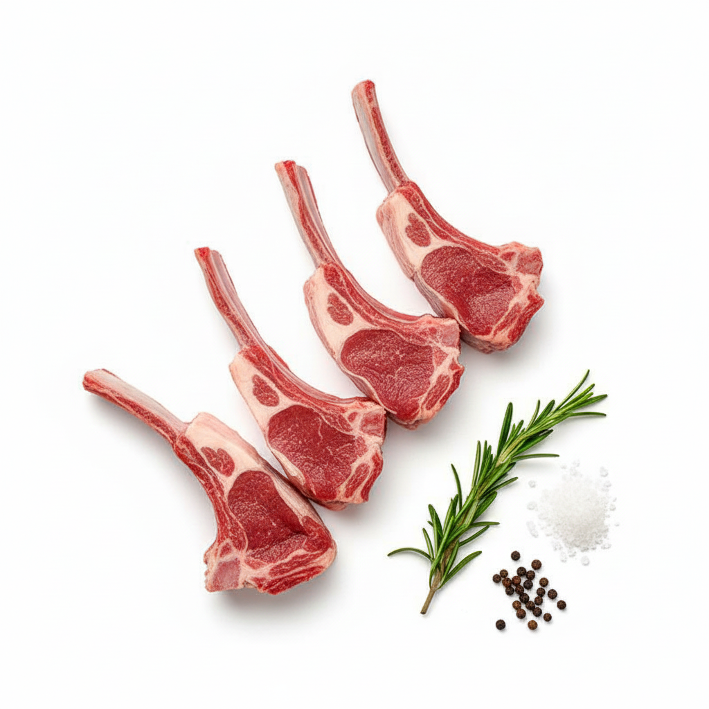 Fresh Lamb Chops Local (4 Pieces)