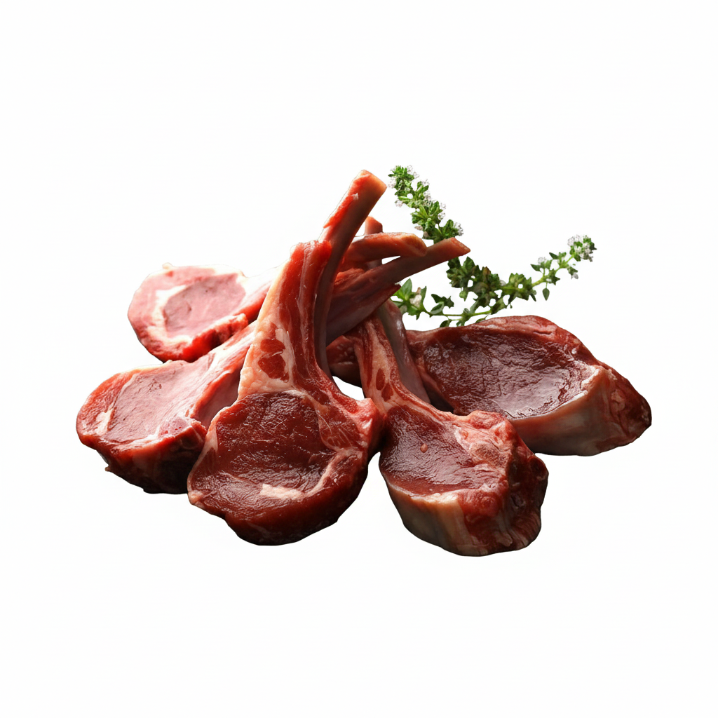 Fresh Lamb Chops Local (4 Pieces)