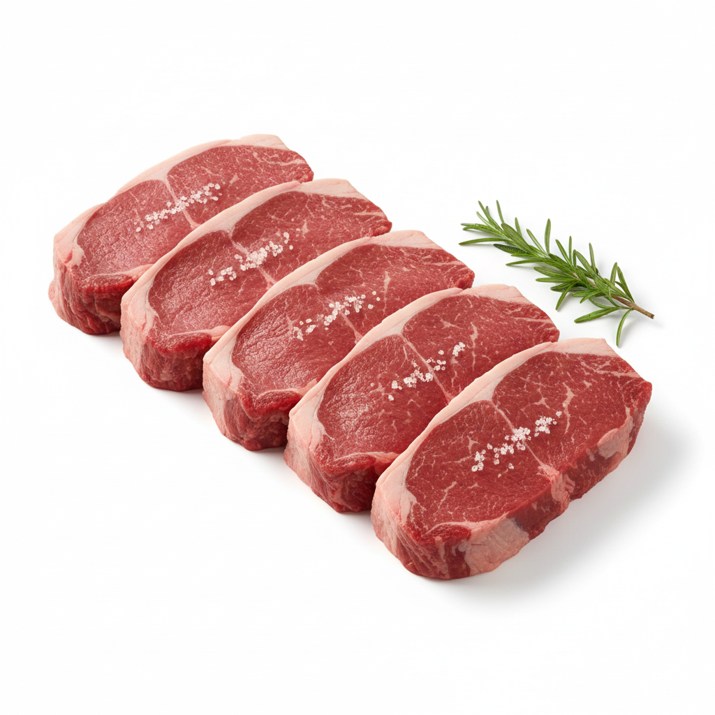 Fresh Beef Striploin Steak Australia (Biftek, 5 Pieces)
