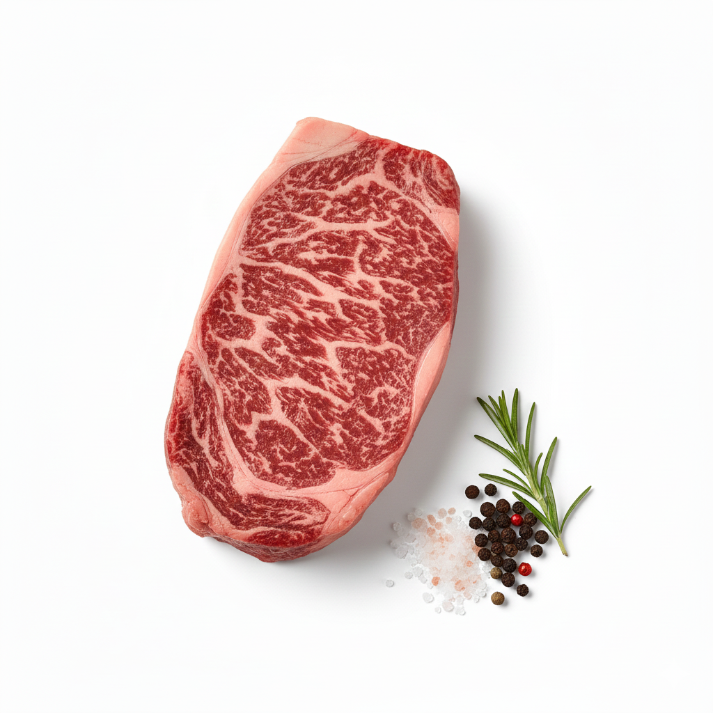 Fresh Corn Fed Beef Striploin Steak USA with Marination Options (1 Piece)