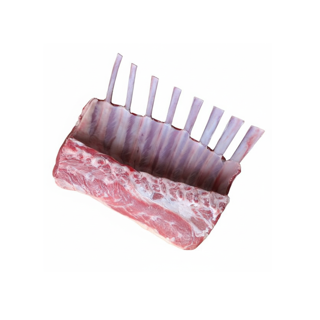 JBS Chilled Whole CFO Lamb Rack Ribs Australia, Vacuumed Pack (1 Piece)
