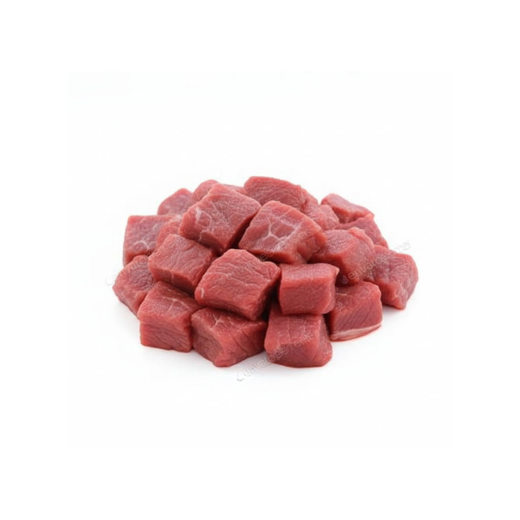 Fresh Organic Beef Cubes Australia