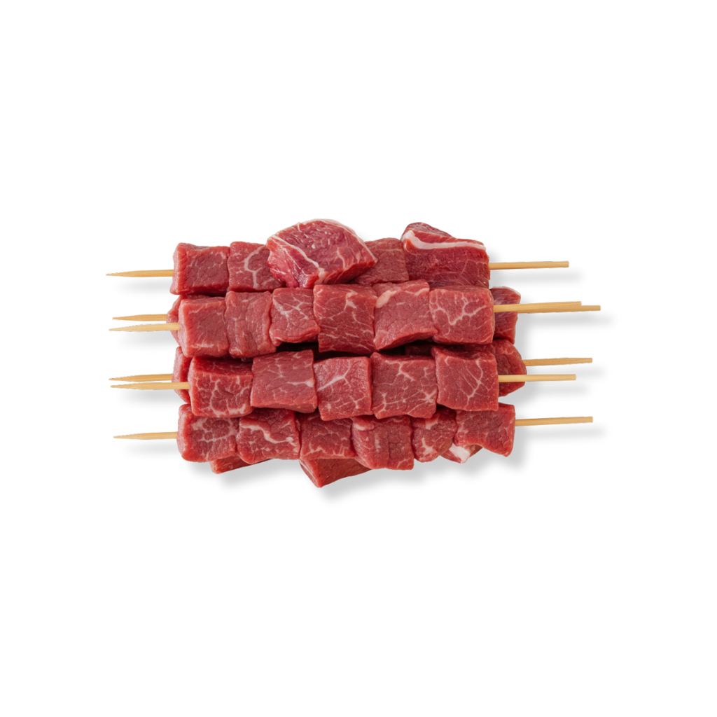 Fresh Lamb Cube Skewers Australia with Marination Options (3 Pieces)