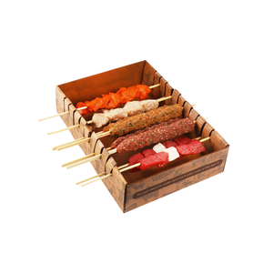 Fresh Mixed Meat BBQ Skewers (10 Pieces)
